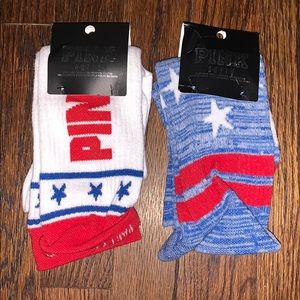 Pink knee high socks